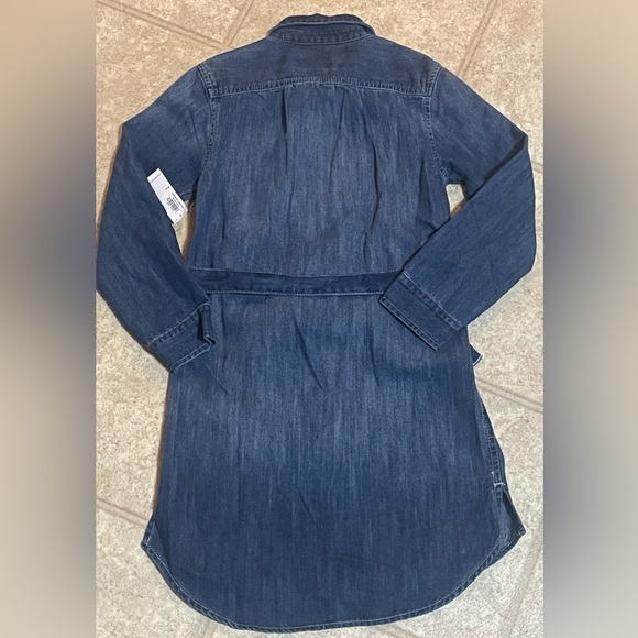 Old Navy Kids Denim Shirt Dress - Picture 4 of 4